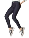 Hue Essential Denim Leggings In Deep Indigo