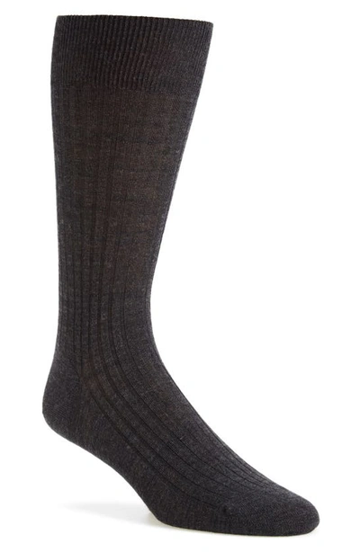 PANTHERELLA MERINO WOOL BLEND DRESS SOCKS,5796