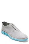 Cole Haan Zerogrand Stitchlite Wingtip In Ironstone/ Flash