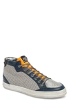 P448 High Top Tech Mesh Sneakers In Grey