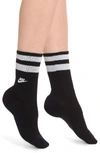 NIKE STRIPE TOP CREW SOCKS,SX6280