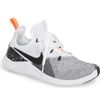 Nike Free Tr8 Training Shoe In White/ Black/ Total Crimson