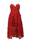 SELF-PORTRAIT SELF-PORTRAIT 3D FLORAL LACE DRESS,10567700