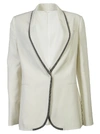Brunello Cucinelli Branded Tuxedo In Bianco