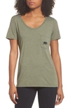 THE NORTH FACE TRIBLEND POCKET TEE,NF0A34ZY1LR