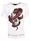 PHILIPP PLEIN SKULL COBRA T-SHIRT,10567904