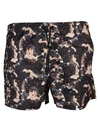 MARCELO BURLON COUNTY OF MILAN CAMOUFLAGE SWIM SHORTS,10567813