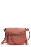 VINCE CAMUTO TALA SMALL LEATHER CROSSBODY BAG - PINK,VC-TALA-SCB