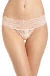 Skarlett Blue 'goddess' Cheeky Hipster Bikini In Peach Mousse
