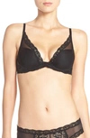 Natori Feathers Underwire Contour Bra In Turquoise/ Moonlight