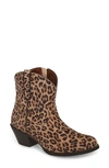 Ariat Darlin Short Western Boot In Leopard Print Leather