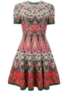 ALEXANDER MCQUEEN floral printed dress,518667Q1WMO12849400