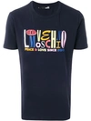 LOVE MOSCHINO logo print T-shirt,M473173E181112856236
