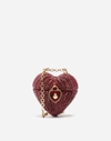 DOLCE & GABBANA DOLCE&GABBANA SHOULDER AND CROSSBODY BAGS - DOLCE HEART BOX IN PAINTED WICKER,BB6511AN92689902