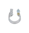 Delfina Delettrez Metallic Today Tomorrow Dots Ring In Silver
