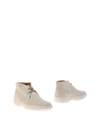 TOD'S TOD'S MAN ANKLE BOOTS OFF WHITE SIZE 11 SOFT LEATHER,11335451PU 16