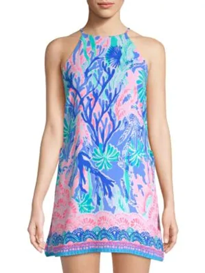lilly pulitzer pearl halter dress LILLY PULITZER PEARL SOFT SHIFT DRESS