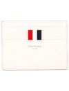 THOM BROWNE THOM BROWNE GRAINED CARDHOLDER - NEUTRALS,MAW031L0019811818039