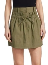 A.L.C Kent Linen Mini Skirt