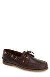 Sperry Authentic Original Burnished-leather Boat Shoes In Amaretto