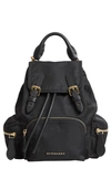 BURBERRY SMALL RUCKSACK TECHNICAL NYLON & LEATHER BACKPACK,4075972