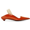 PROENZA SCHOULER Red Patent Wave Strap Heels,PS30195 7336