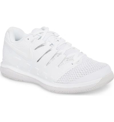 Nike Air Zoom Vapor X Tennis Shoe In White/ White/ Vast Grey