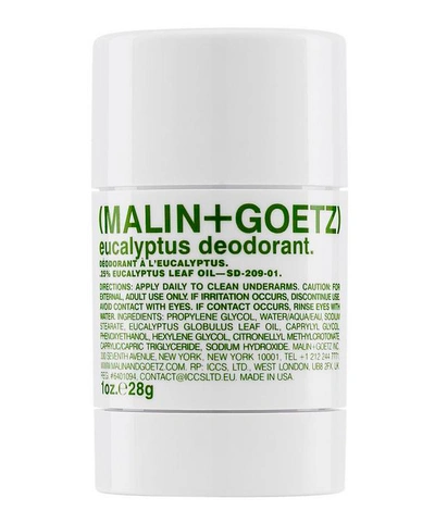 Malin + Goetz Eucalyptus Deodorant Travel Size 28g In White