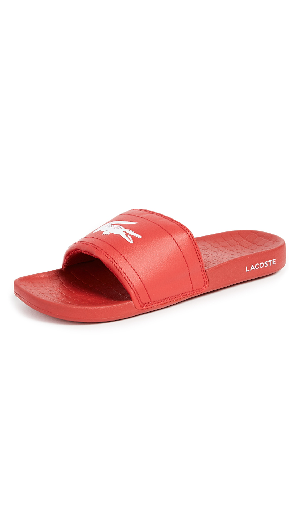 lacoste men's fraisier slide sandal
