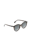 FENDI ROUND GRADIENT SUNGLASSES