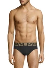 VERSACE MEN'S 2-PACK STRETCH COTTON BRIEFS,400095127363