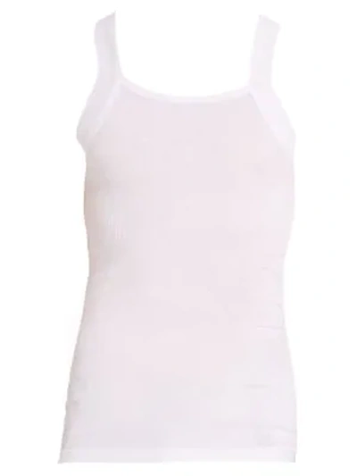 2(x)ist 2-pack Ribbed Cotton Tank Top In White
