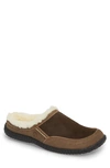 Acorn Men's Rambler Mule In Chocolate In Chocolate/ Brown