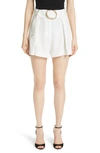 DEREK LAM 10 CROSBY BELTED SHORTS,TS81602ADC