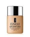 Clinique Even Better & #153 Glow Light Reflecting Makeup Broad Spectrum Spf 15, 1.0 Oz./ 30 ml In Toasted Wheat