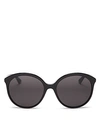GUCCI Women's Monocolor Round Sunglasses, 59mm,GG0257S00159