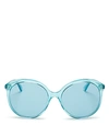 GUCCI Women's Monocolor Round Sunglasses, 59mm,GG0257S45259