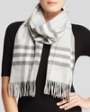BURBERRY GIANT ICON CHECK CASHMERE SCARF,3994165