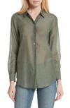 Equipment Essential Button-front Egyptian-cotton Shirt In Camouflage
