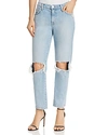 CURRENT ELLIOTT CURRENT/ELLIOTT THE FLING DISTRESSED SLIM BOYFRIEND JEANS IN NOVA DESTROY,18-1-002071-PT1557