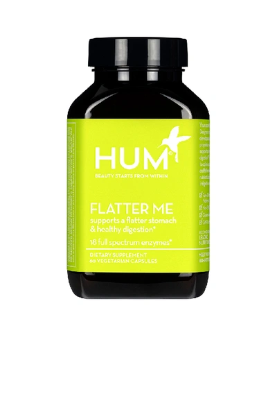 Hum Nutrition Flatter Me Digestive Enzyme Supplement 60 Vegetarian Capsules In Bright Green