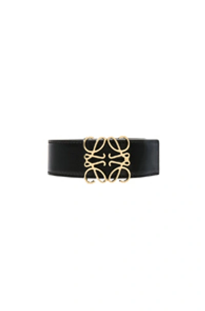 Loewe Anagram Belt In Nero