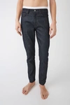 Acne Studios 'river' Cropped Raw Jeans In Color