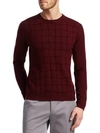 GIORGIO ARMANI Square Pattern Sweater