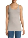 VINCE Favorite Ribbed Tank Top,0400097456567