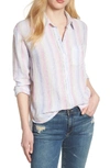 Rails Charli Rainbow Striped Shirt In Isla Stripe