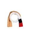 MOSCHINO MOSCHINO WOMAN SCARF WHITE SIZE - VIRGIN WOOL,46513201DT 1