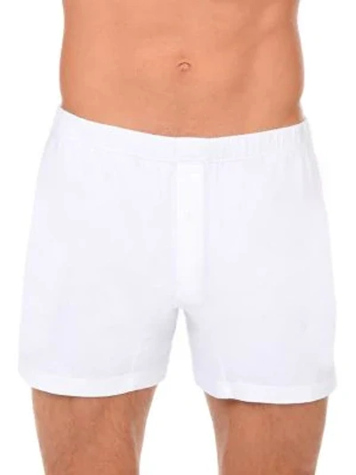 2(x)ist Pima Cotton Boxers In White