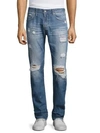 AG Tellis Modern Slim-Fit Distressed Jeans