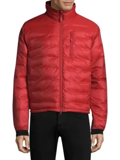 Canada Goose Lodge Quilted Shell Jacket In Red